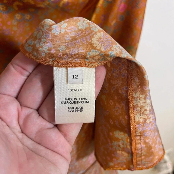 NWOT Rebecca Taylor Isabelle 100% Silk One-Shoulder Dress - Silk Habotai Ruffle - Picture 5 of 7